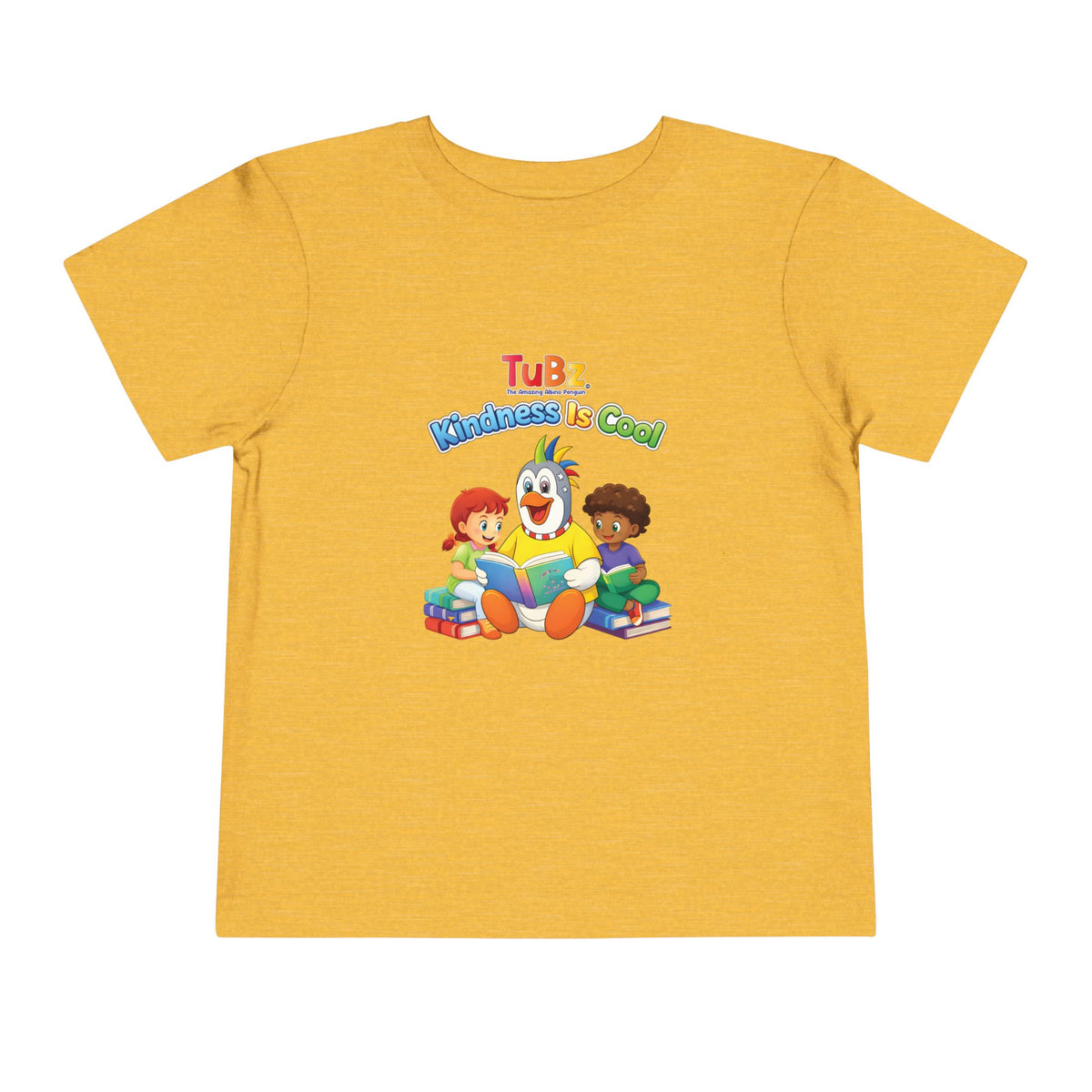 TuBz™ "Kindness Is Cool" Kids T-Shirt - Positive Message Graphic Tee | Smile Universe TuBz4Kidz