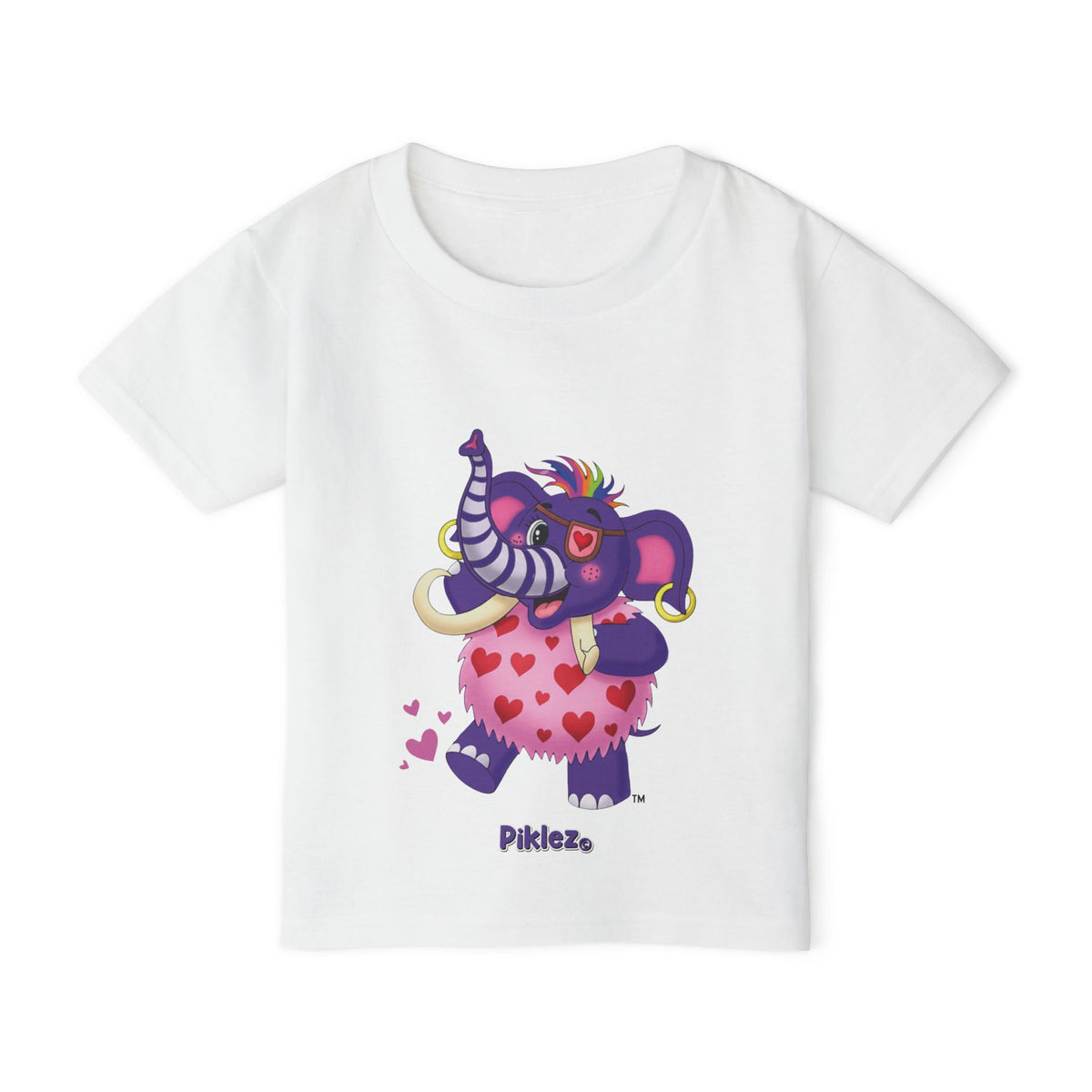 Piklez™ Heavy Cotton™ Toddler T-Shirt – "Full of Love!" Graphic Shirt | Smile Universe Collection