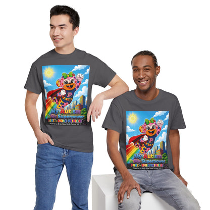 Panz™ Unisex Heavy Cotton™ Tee – "My Autism is My Superpower" Graphic | Smile Universe Collection