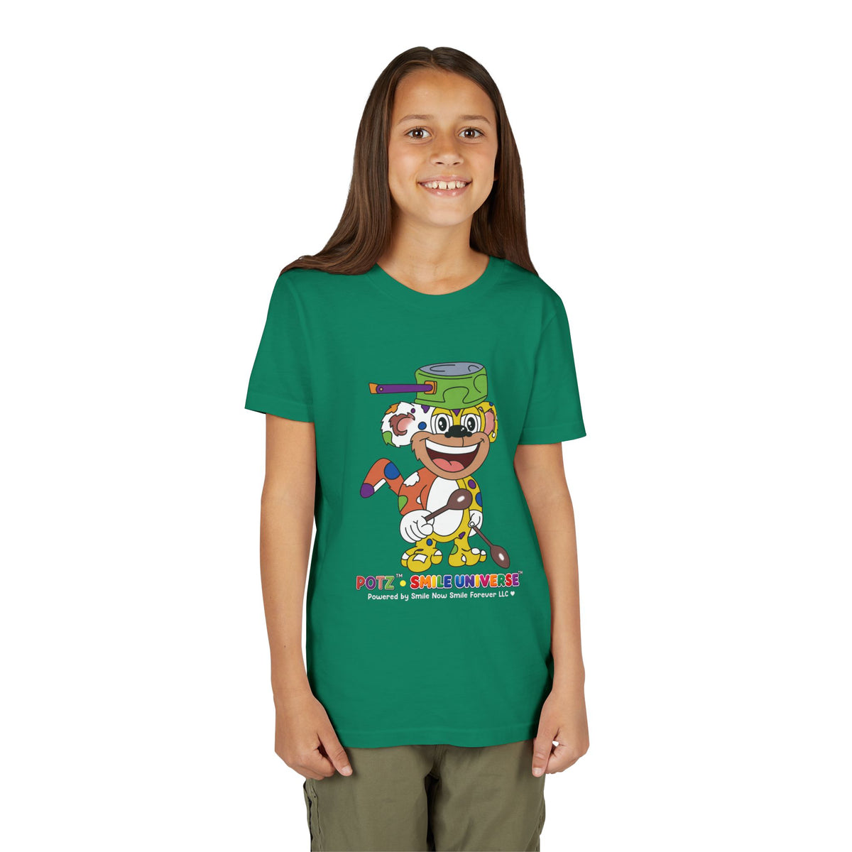 Potz™ Youth Short Sleeve Tee – Playful Graphic Tee | Smile Universe Collection