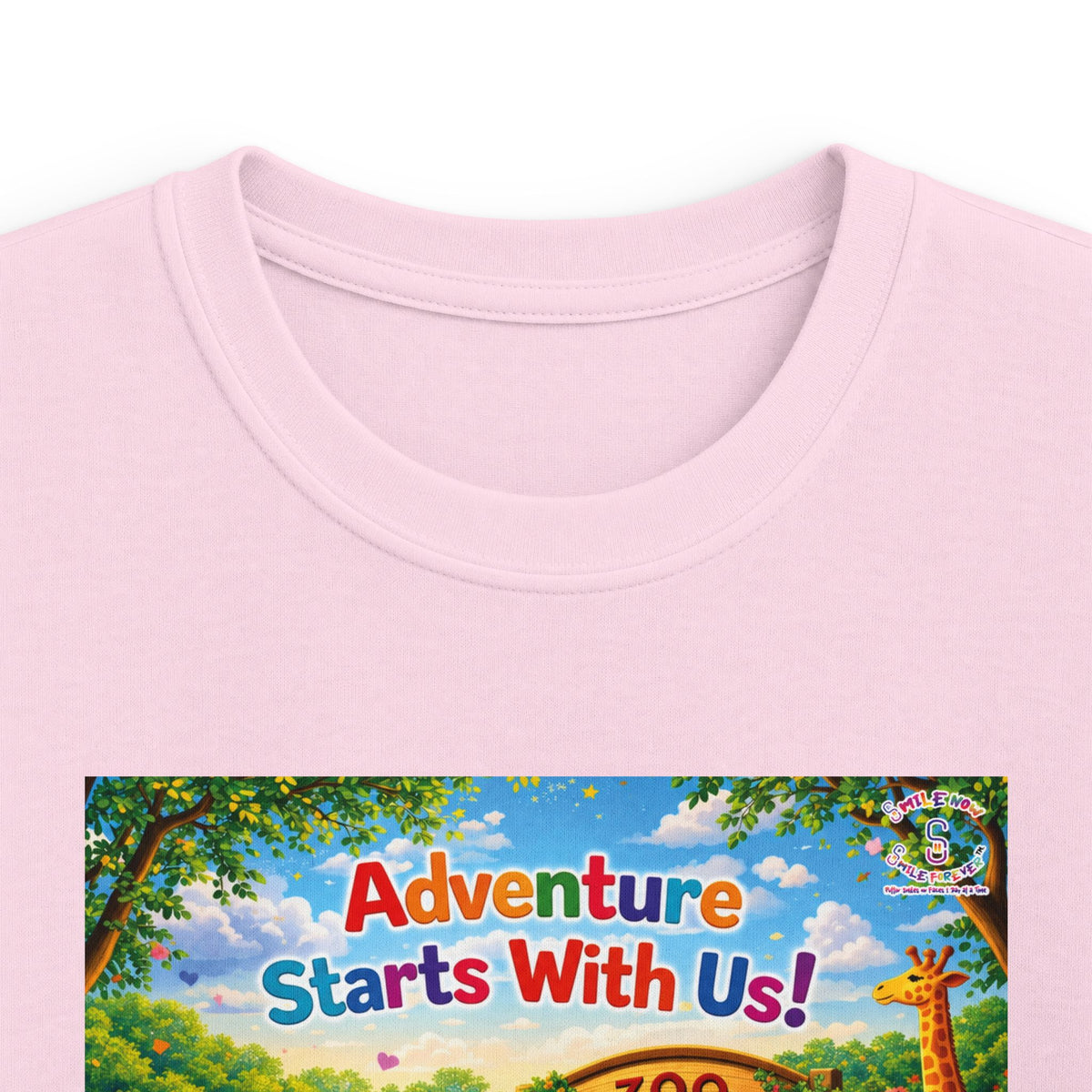 Lani™ Kids Softstyle Tee – "Adventure Starts With Us!" Graphic