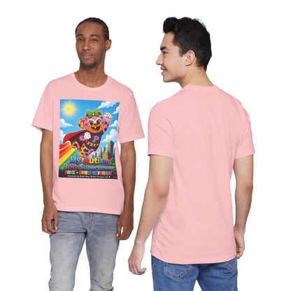 Panz™ Unisex Jersey Short Sleeve Tee – "My Autism is My Superpower" Graphic | Smile Universe Collection