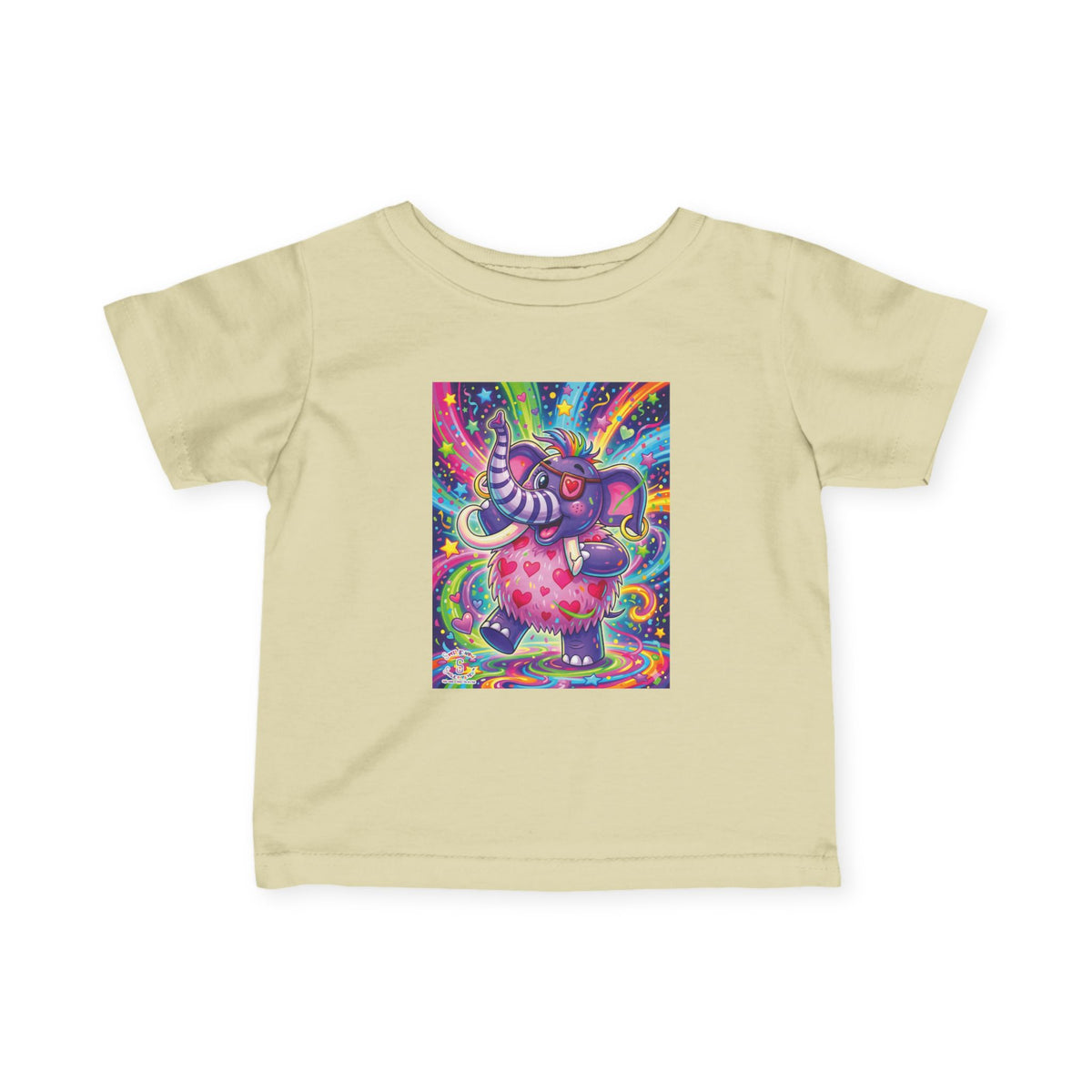 Piklez™ Infant Fine Jersey Tee – "Born to Celebrate!" Graphic Shirt | Smile Universe Collection