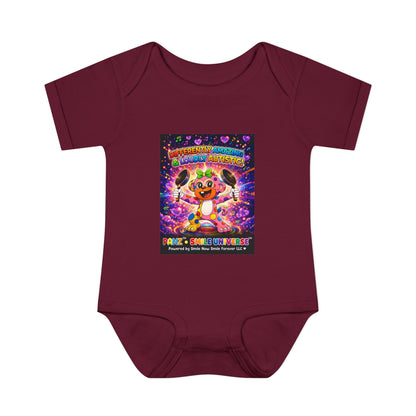 Panz™ Infant Baby Rib Bodysuit – "Differently Amazing & Loudly Autistic!" Graphic | Smile Universe Collection