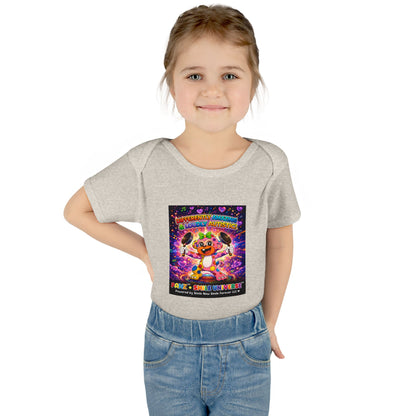 Panz™ Infant Baby Rib Bodysuit – "Differently Amazing & Loudly Autistic!" Graphic | Smile Universe Collection