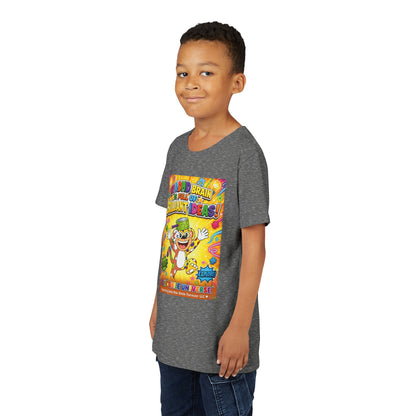 Potz™ Youth Short Sleeve Tee – "My ADHD Brain is Full of Brilliant Ideas!" Graphic Tee | Smile Universe Collection