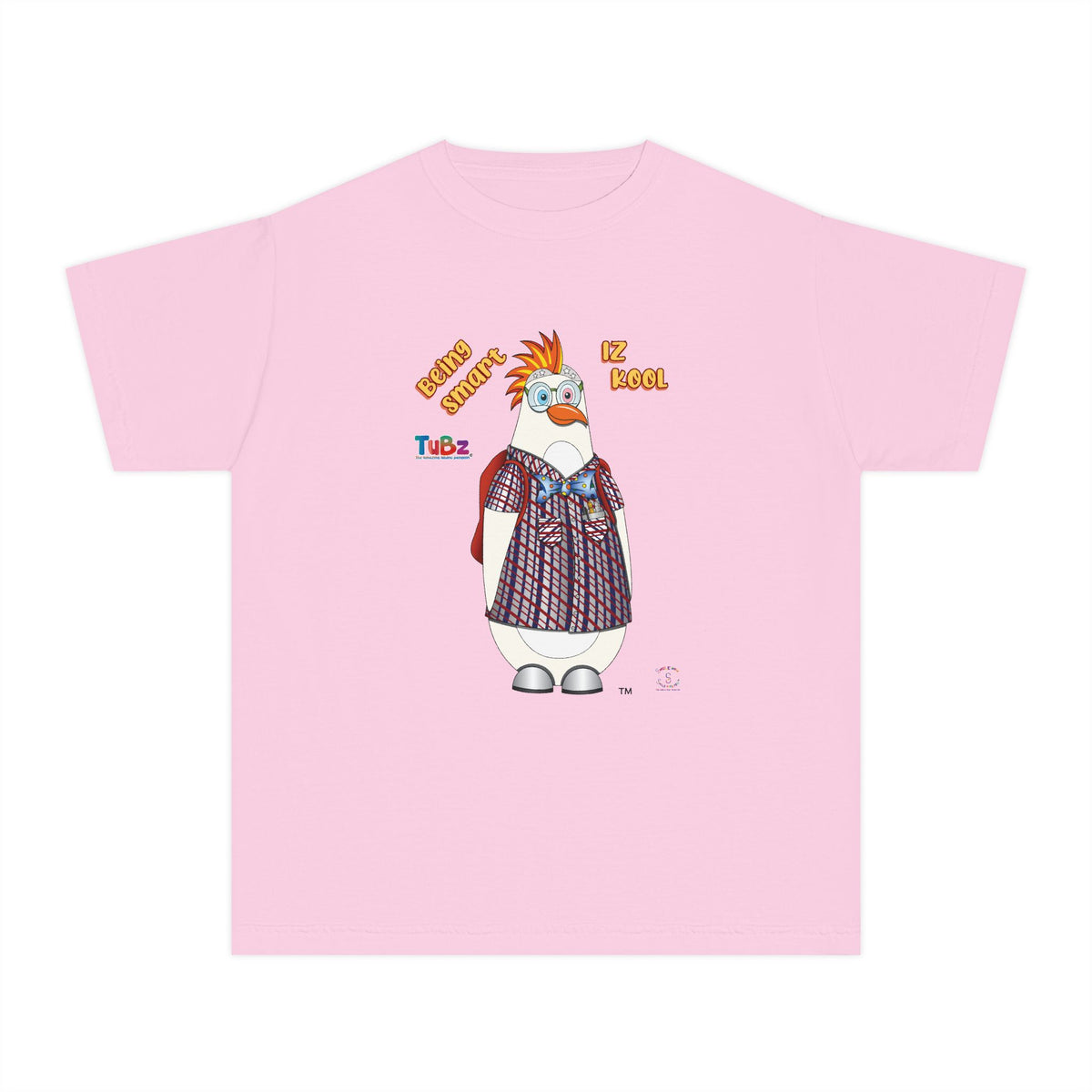 TuBz™ "Being Smart Iz Kool" Youth Graphic T-Shirt - Educational Kids Tee | TuBz4Kidz