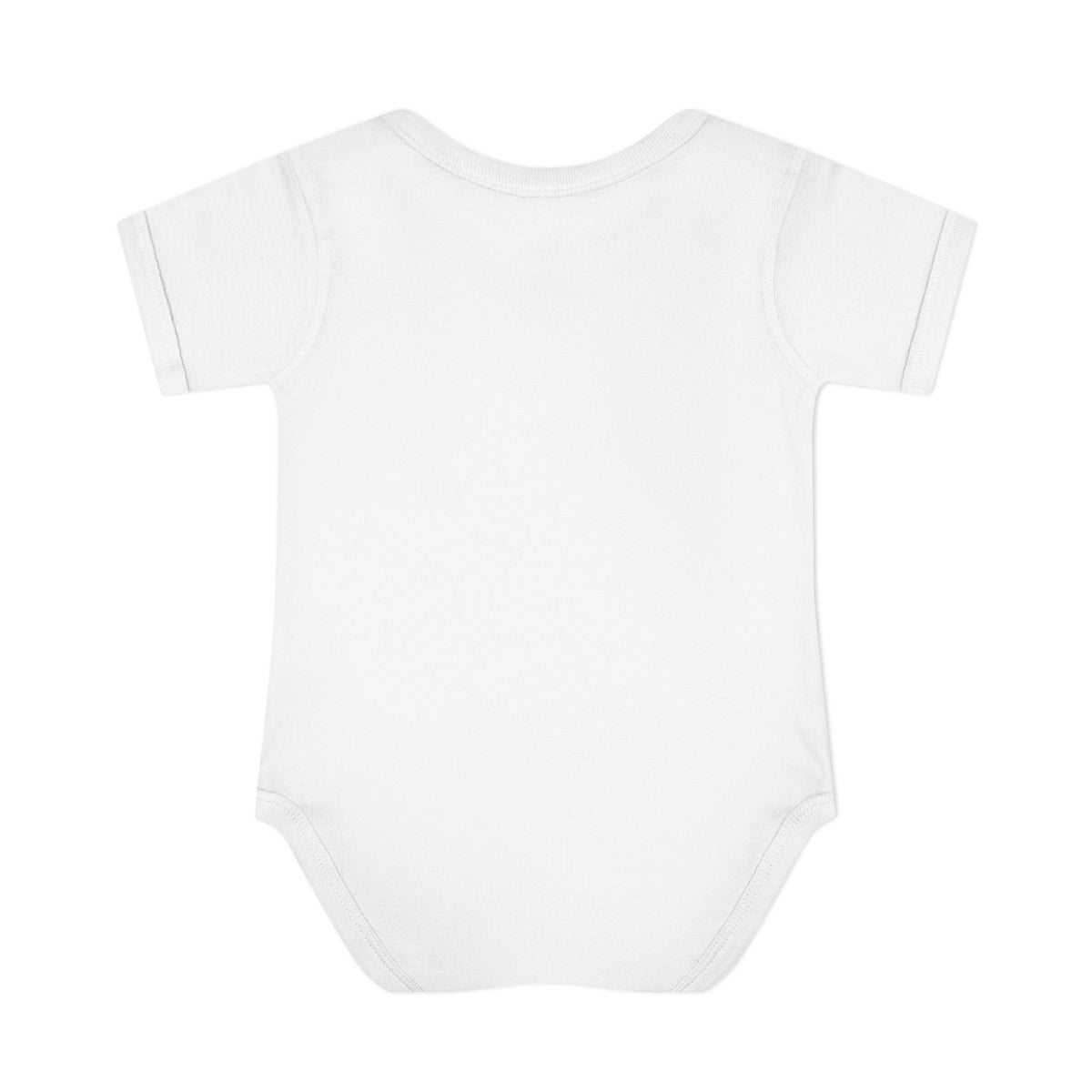 Lani™ Infant Baby Rib Bodysuit – "Safe Rides, Happy Hearts" Graphic