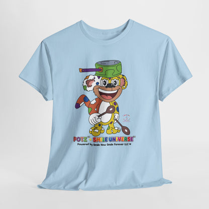 Potz™ Unisex Heavy Cotton™ Tee – Playful Graphic Tee | Smile Universe Collection