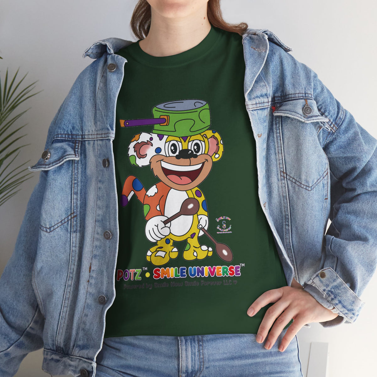 Potz™ Unisex Heavy Cotton™ Tee – Playful Graphic Tee | Smile Universe Collection