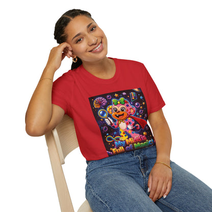 Panz™ Unisex Softstyle T-Shirt – "My Mind is Full of Magic" Graphic | Smile Universe Collection