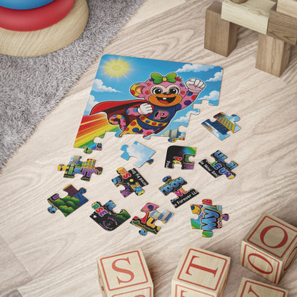 Panz™ Kids' Puzzle, 30-Piece – "My Autism is My Superpower" Graphic | Smile Universe Collection