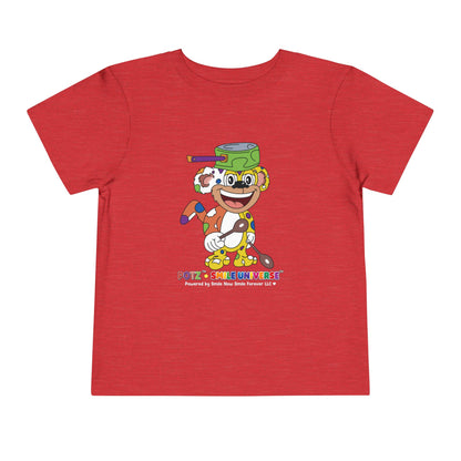 Potz™ Toddler Short Sleeve Tee – Playful Graphic Tee | Smile Universe Collection