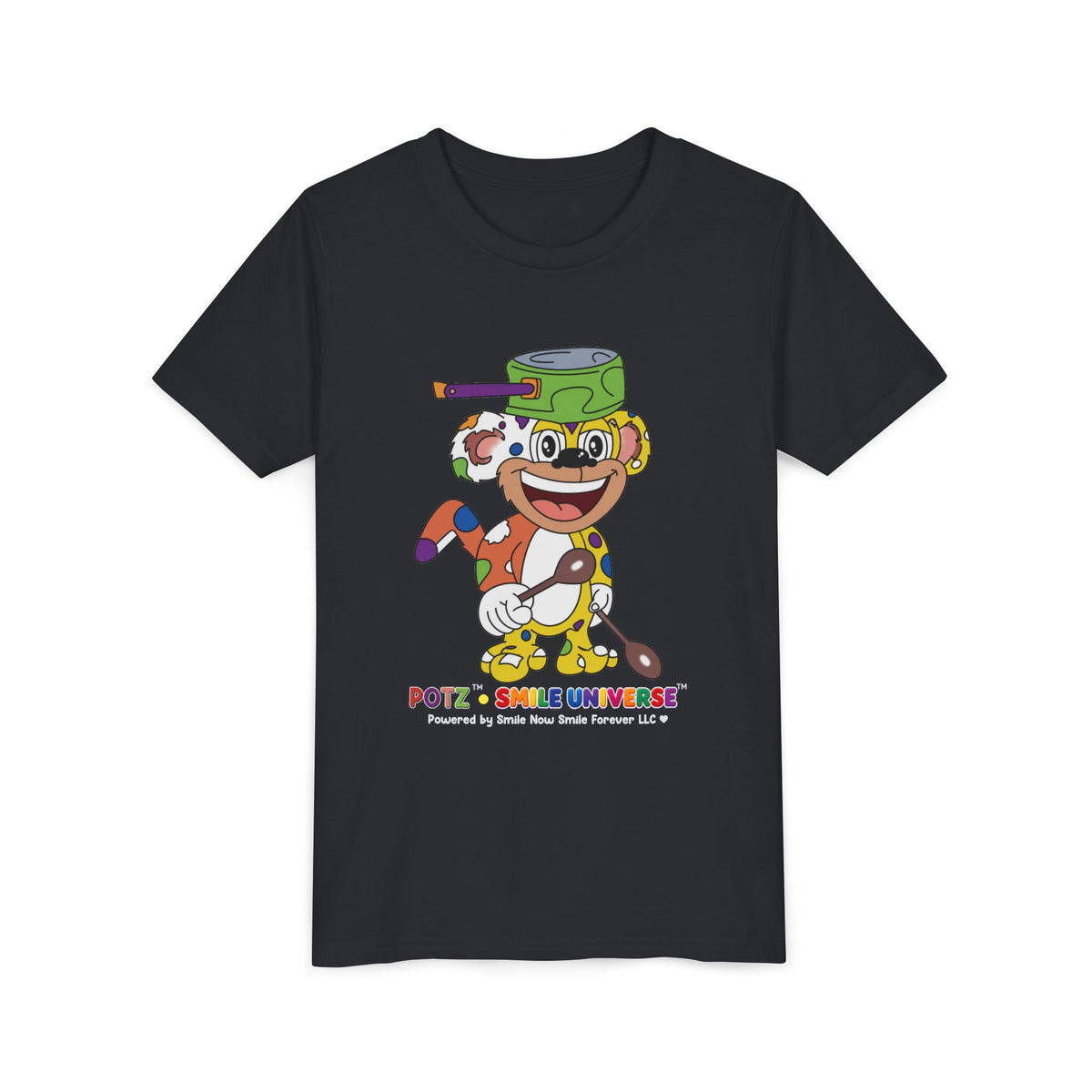 Potz™ Youth Short Sleeve Tee – Playful Graphic Tee | Smile Universe Collection