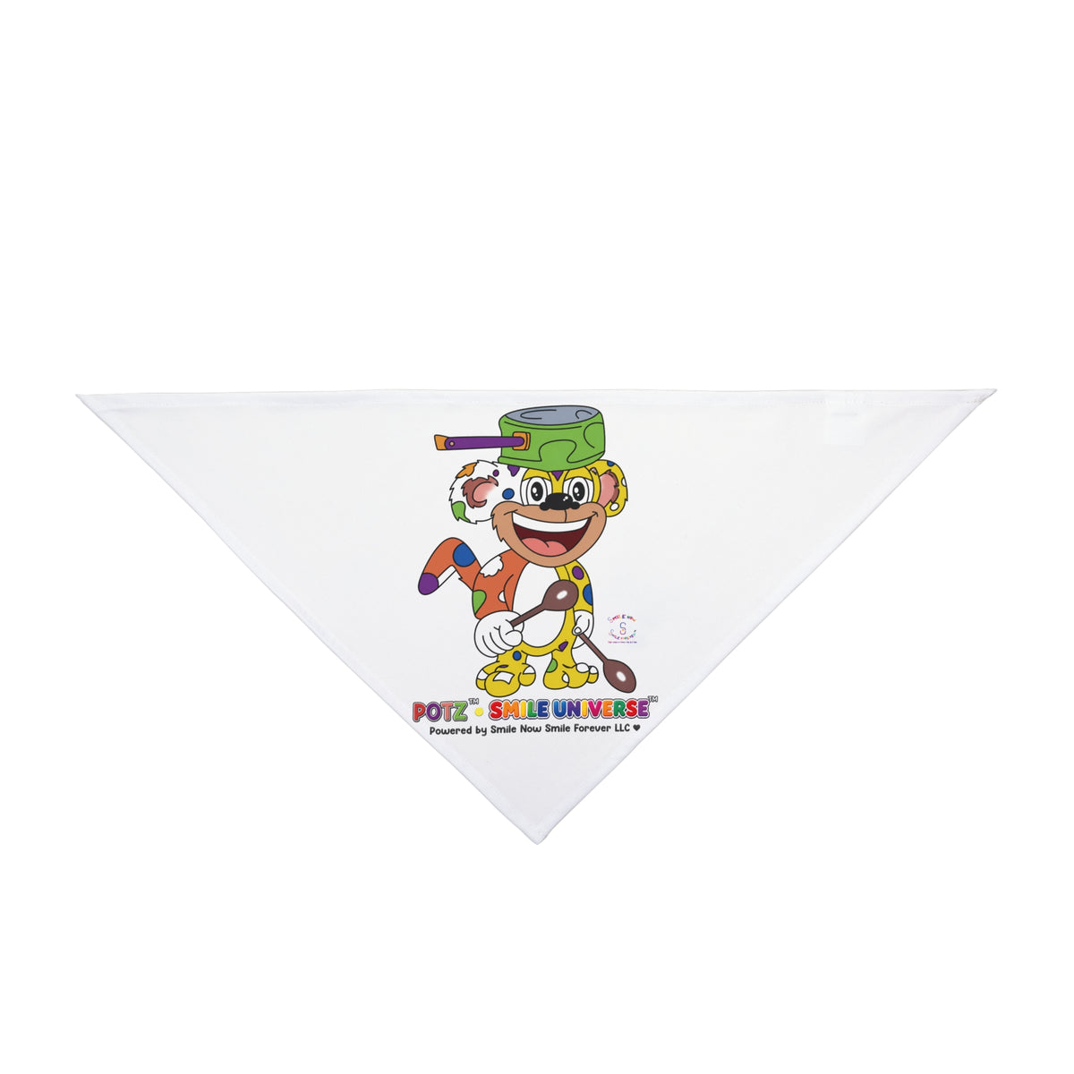 Potz™ Pet Bandana – Playful Graphic | Smile Universe Collection