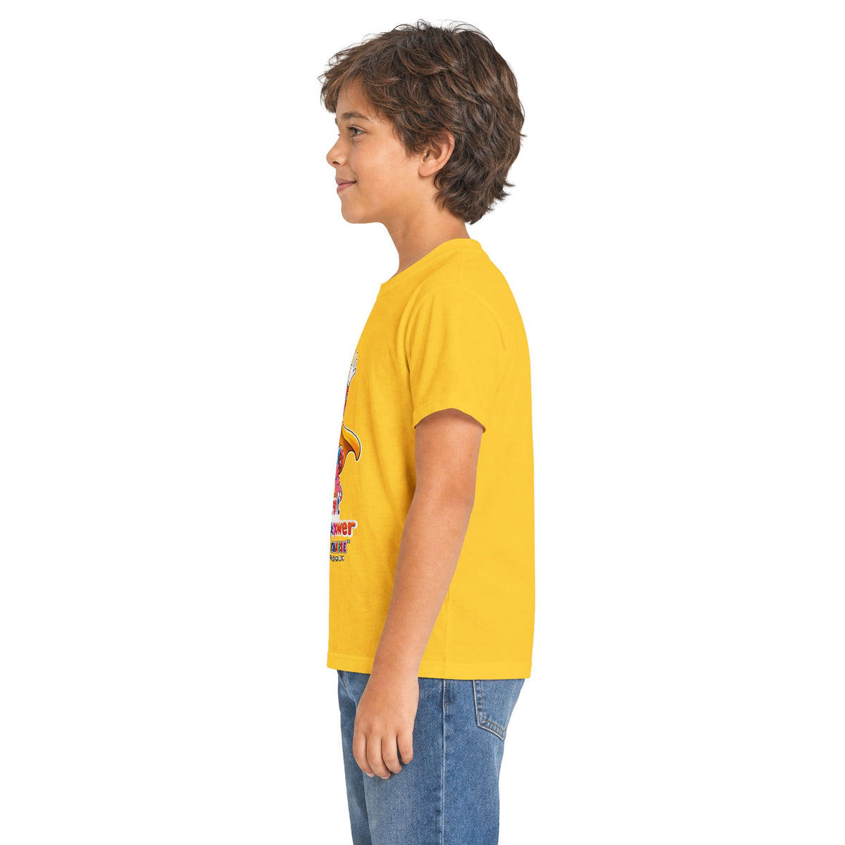 Panz™ Kids Softstyle Tee – "Different is My Superpower" Graphic | Smile Universe
