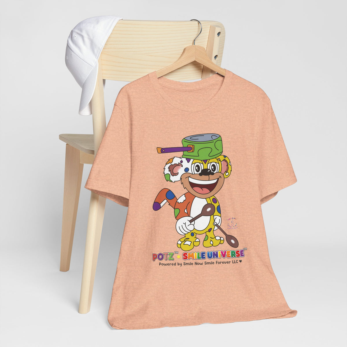 Potz™ Unisex Jersey Short Sleeve Tee – Playful Graphic Tee | Smile Universe Collection
