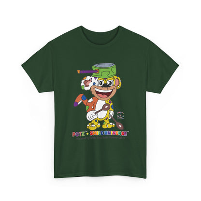 Potz™ Unisex Heavy Cotton™ Tee – Playful Graphic Tee | Smile Universe Collection