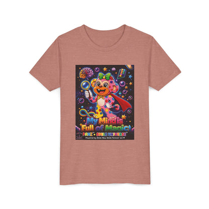 Panz™ Youth Short Sleeve Tee – "My Mind is Full of Magic" Graphic | Smile Universe Collection