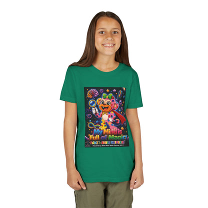 Panz™ Youth Short Sleeve Tee – "My Mind is Full of Magic" Graphic | Smile Universe Collection
