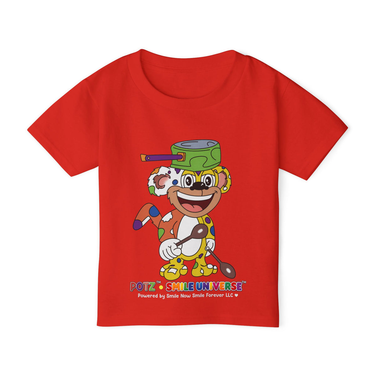 Potz™ Heavy Cotton™ Toddler T-Shirt – Playful Graphic Tee | Smile Universe Collection