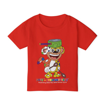 Potz™ Heavy Cotton™ Toddler T-Shirt – Playful Graphic Tee | Smile Universe Collection