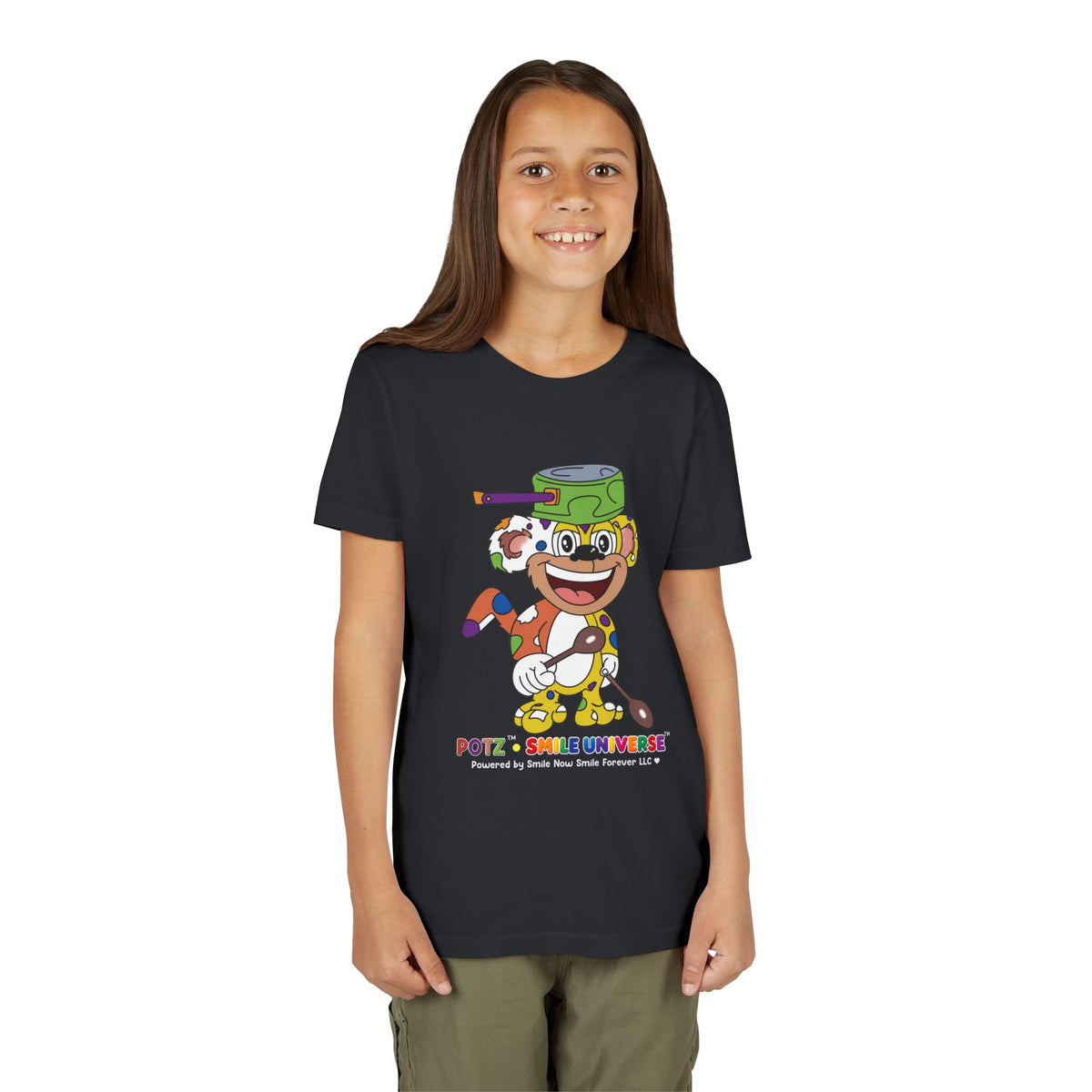 Potz™ Youth Short Sleeve Tee – Playful Graphic Tee | Smile Universe Collection