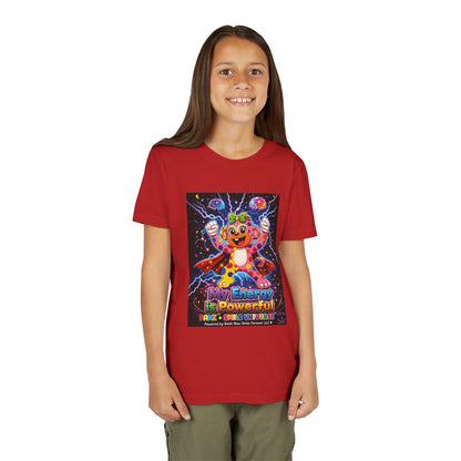 Panz™ Youth Short Sleeve Tee – "My Energy is Powerful" Graphic Tee | Smile Universe Collection