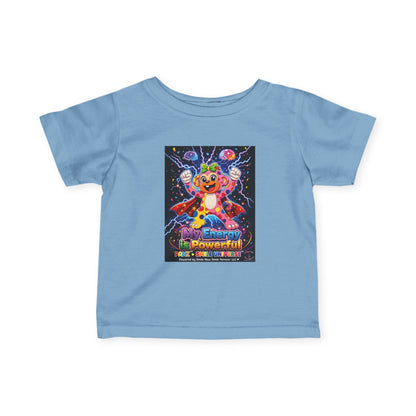 Panz™ Infant Fine Jersey Tee – "My Energy is Powerful" Graphic Tee | Smile Universe Collection