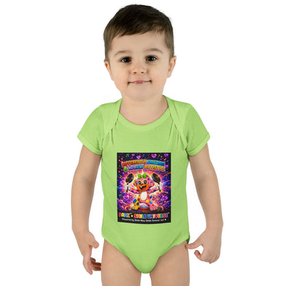 Panz™ Infant Baby Rib Bodysuit – "Differently Amazing & Loudly Autistic!" Graphic | Smile Universe Collection