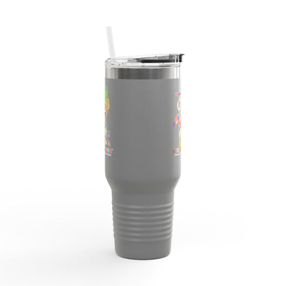 Potz™ Insulated Travel Mug 40oz – Playful Graphic Tumbler | Smile Universe Collection