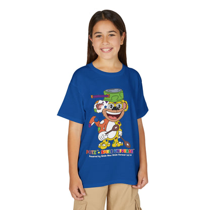 Potz™ Youth DryBlend® T-Shirt – Playful Graphic Tee | Smile Universe Collection