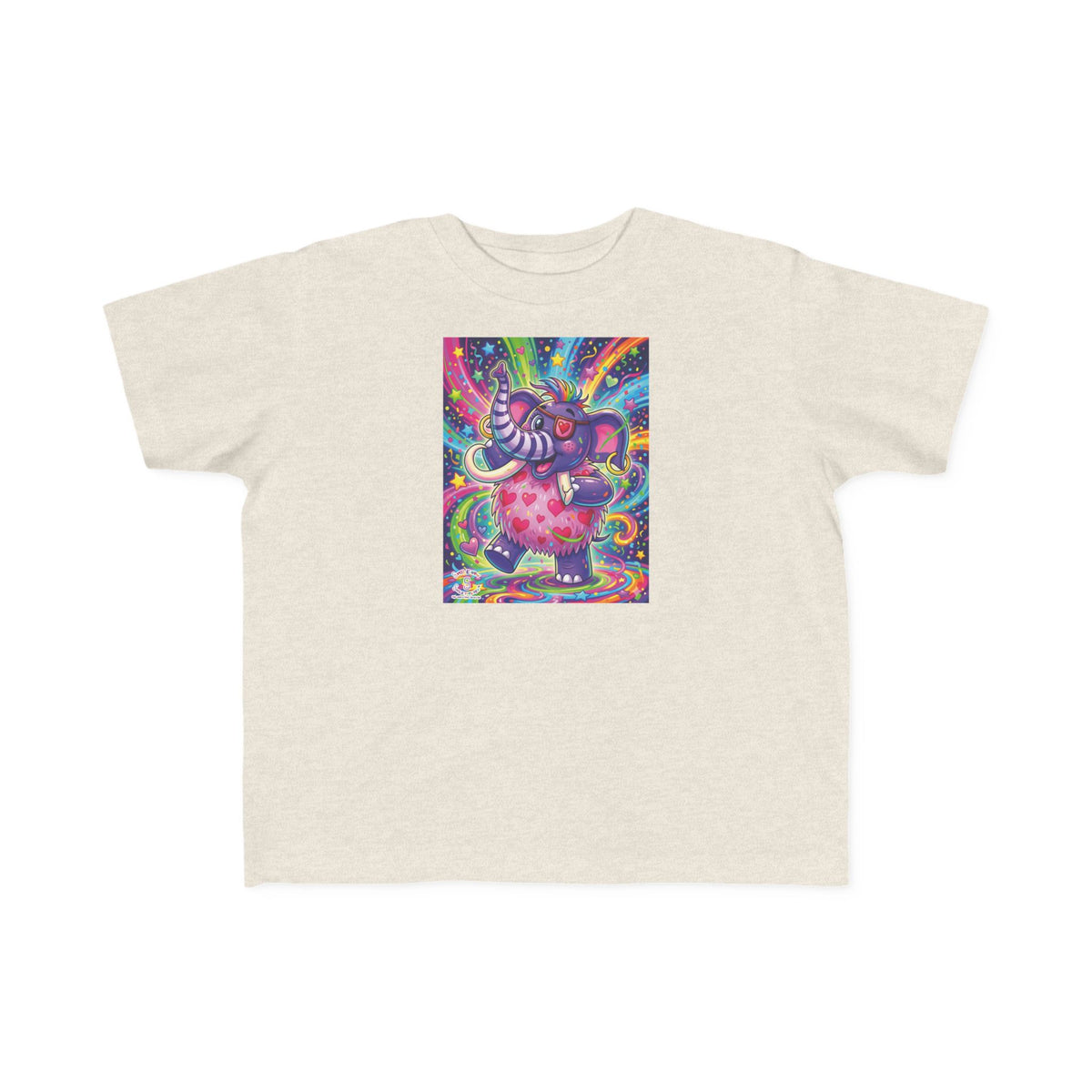 Piklez™ Toddler's Fine Jersey Tee – "Born to Celebrate!" Graphic Shirt | Smile Universe Collection