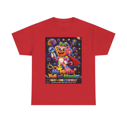 Panz™ Unisex Heavy Cotton™ Tee – "My Mind is Full of Magic" Graphic | Smile Universe Collection
