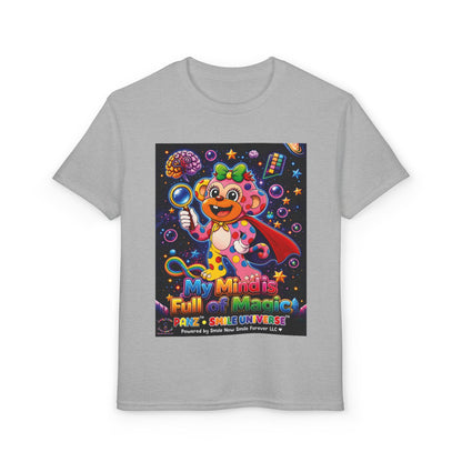 Panz™ Youth DryBlend® T-Shirt – "My Mind is Full of Magic" Graphic | Smile Universe Collection
