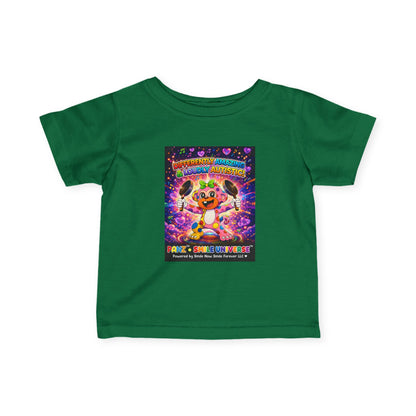 Panz™ Infant Fine Jersey Tee – "Differently Amazing & Loudly Autistic!" Graphic | Smile Universe Collection