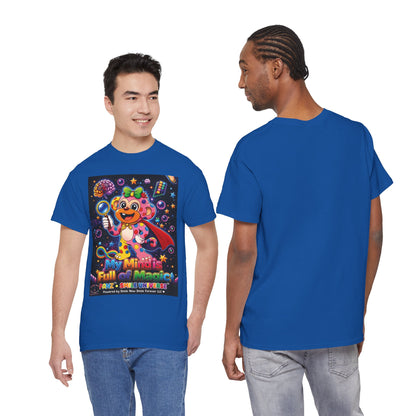 Panz™ Unisex Heavy Cotton™ Tee – "My Mind is Full of Magic" Graphic | Smile Universe Collection