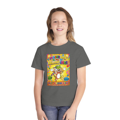 Potz™ Youth Midweight Tee – "My ADHD Brain is Full of Brilliant Ideas!" Graphic Tee | Smile Universe Collection