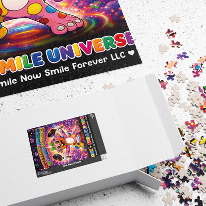 Panz™ Puzzle (110, 252, 520 & 1014-piece) – "Differently Amazing & Loudly Autistic!" Graphic | Smile Universe Collection