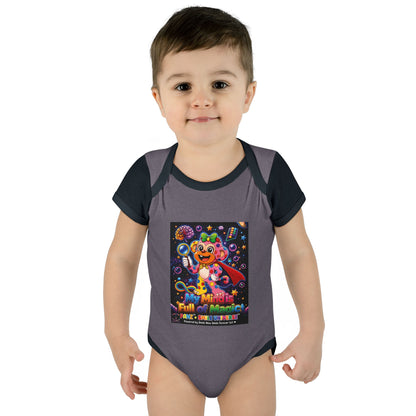 Panz™ Infant Baby Rib Bodysuit – "My Mind is Full of Magic" Graphic | Smile Universe Collection