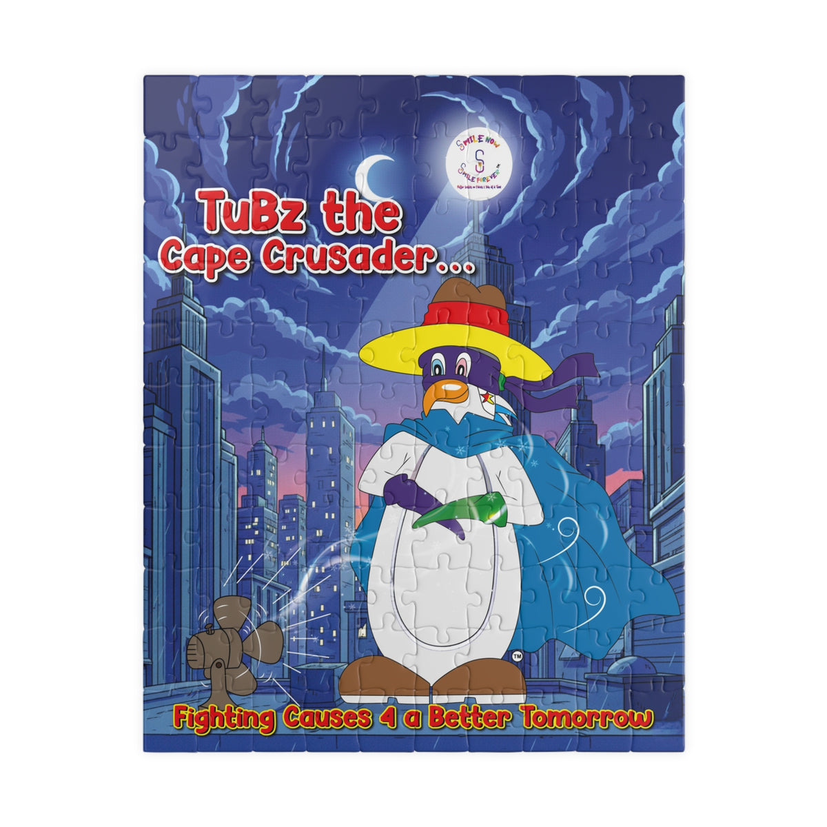 TuBz™ Puzzle (110, 252, 520-piece) – "Fighting Causes 4 a Better Tomorrow" Graphic | Smile Universe Collection
