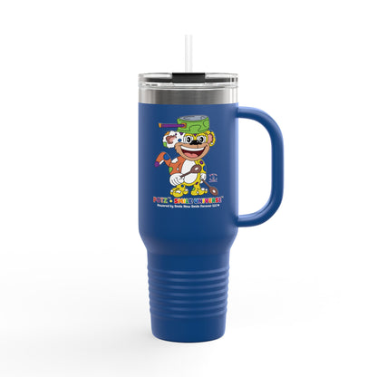 Potz™ Insulated Travel Mug 40oz – Playful Graphic Tumbler | Smile Universe Collection