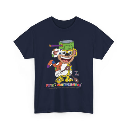 Potz™ Unisex Heavy Cotton™ Tee – Playful Graphic Tee | Smile Universe Collection