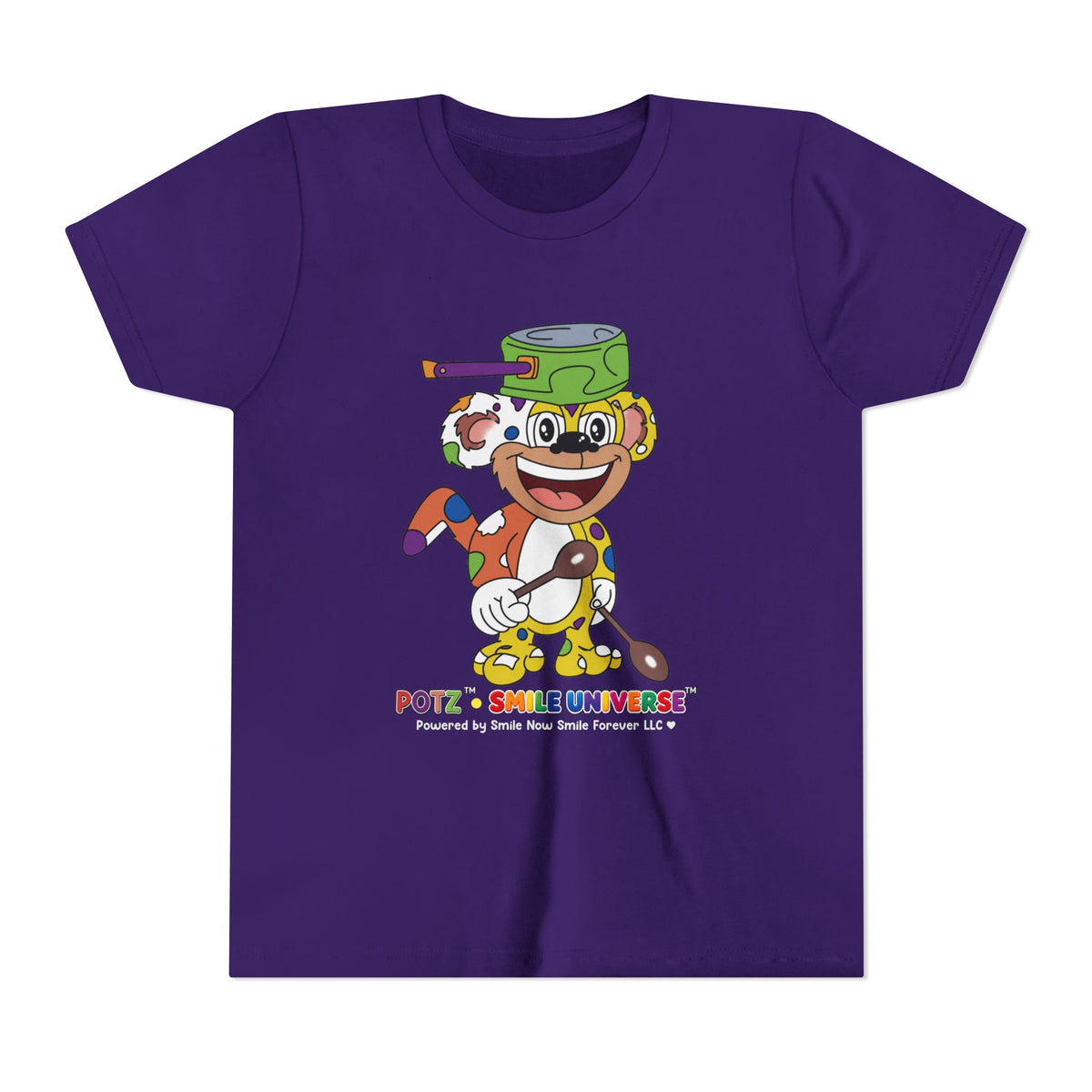 Potz™ Youth Short Sleeve Tee – Playful Graphic Tee | Smile Universe Collection