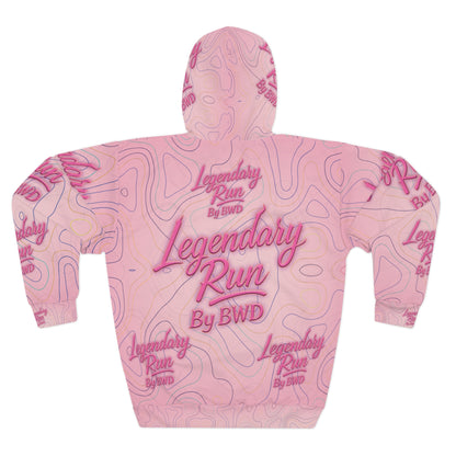 Legendary Run All-Over Print Hoodie — Pullover