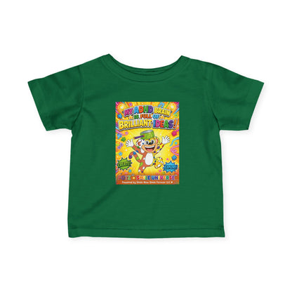 Potz™ Infant Fine Jersey Tee – "My ADHD Brain is Full of Brilliant Ideas!" Graphic Tee | Smile Universe Collection