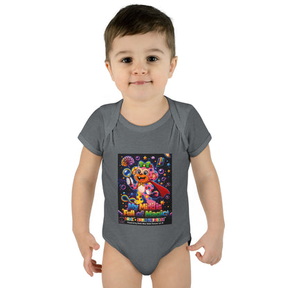 Panz™ Infant Baby Rib Bodysuit – "My Mind is Full of Magic" Graphic | Smile Universe Collection