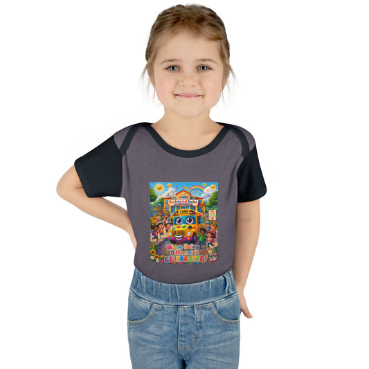 Lani™ Infant Baby Rib Bodysuit – "Where Being Different is CELEBRATED!" Graphic