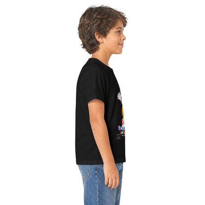 Panz™ Kids Softstyle Tee – "Different is My Superpower" Graphic | Smile Universe