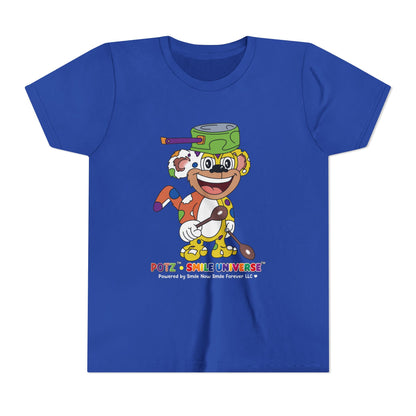 Potz™ Youth Short Sleeve Tee – Playful Graphic Tee | Smile Universe Collection